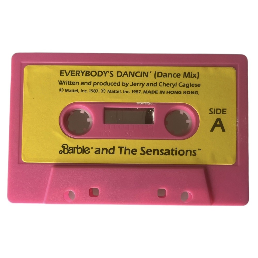 BARBIE and‎ the SENSATIONS CASSETTE TAPE 1987 Vintage Barbie Doll Tape